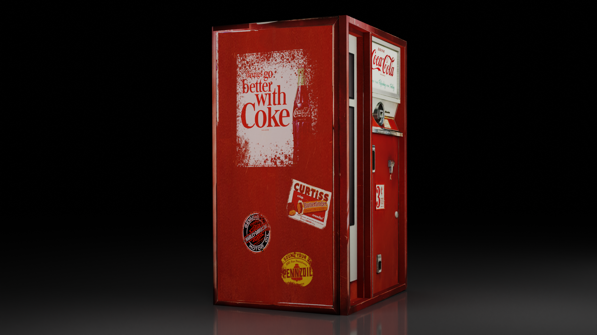 Vintage Coke Vending Machine preview image 3